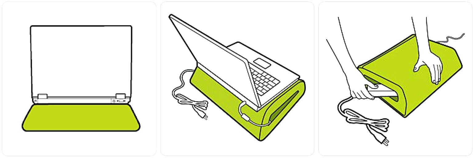 כרית למחשב נייד